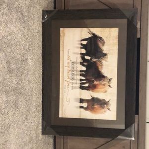 Horse picture with bible verse!